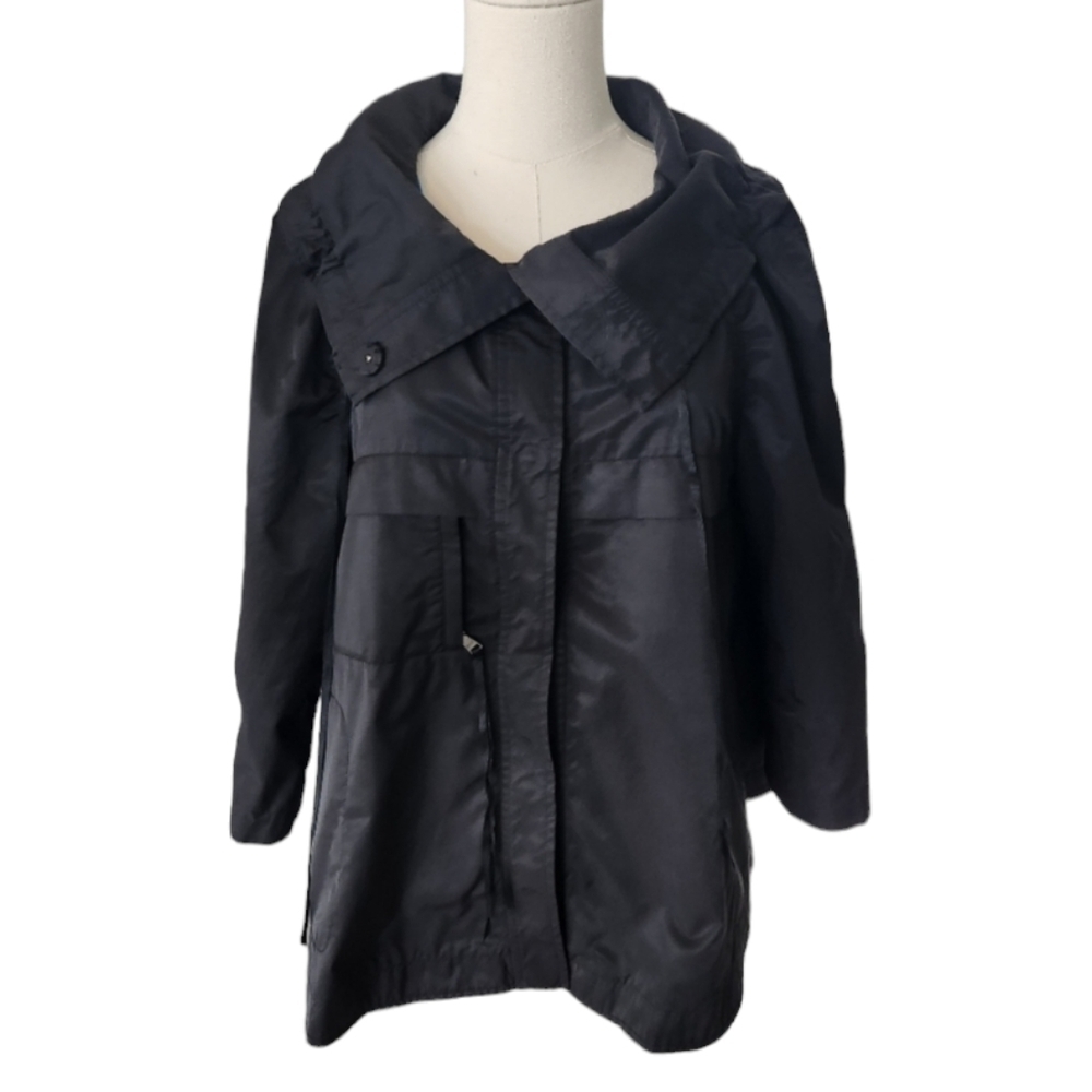 Simply Vera by Vera Wang Black Swing Shift Jacket - Size Medium
